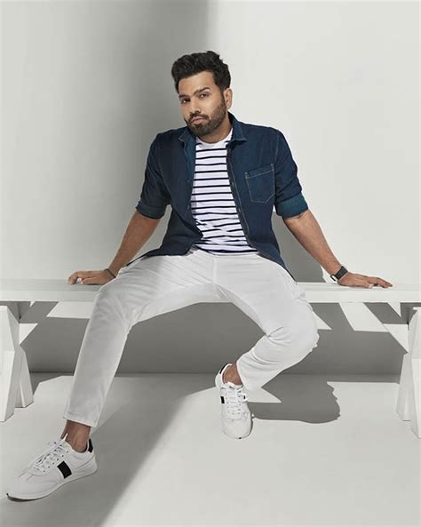 Rohit sharma fractured his right index finger during the first odi against england, and has been ruled out of the remainder of the series as a result, a statement from the indian board (bcci) confirmed. Rohit Sharma Wiki, Age, Height, Physical Appearance, Wife ...