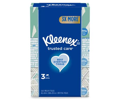 Kleenex Kleenex Trusted Care Everyday Facial Tissues 190 Tissues Per