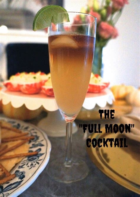 The “full Moon” Cocktail Halloween Cocktails Longevity Recipes Cocktails