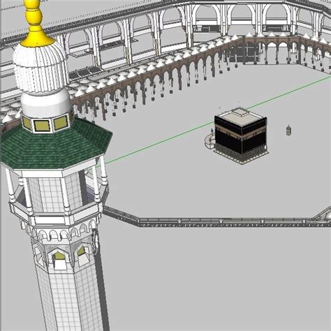 Masjid Al Haram D Model Skp Free D