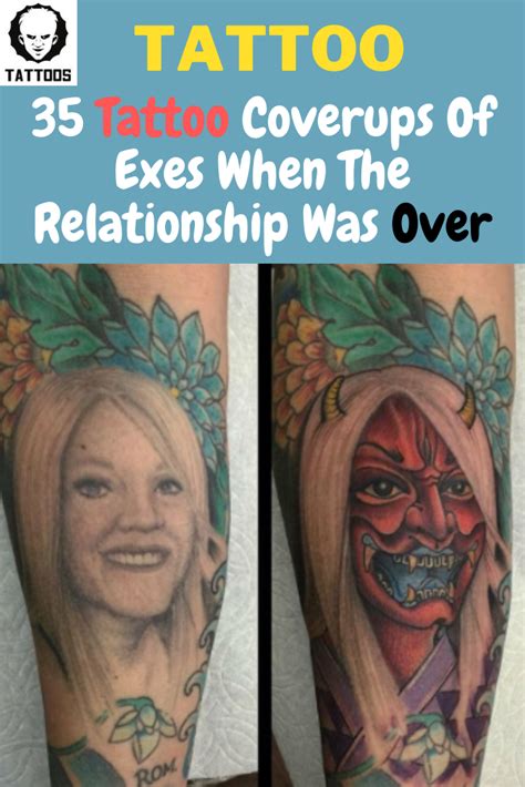 35 Tattoo Coverups Of Exes When The Relationship Was Over Cover Up