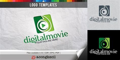 Digital Movie Logo Template By Acongraphic Codester
