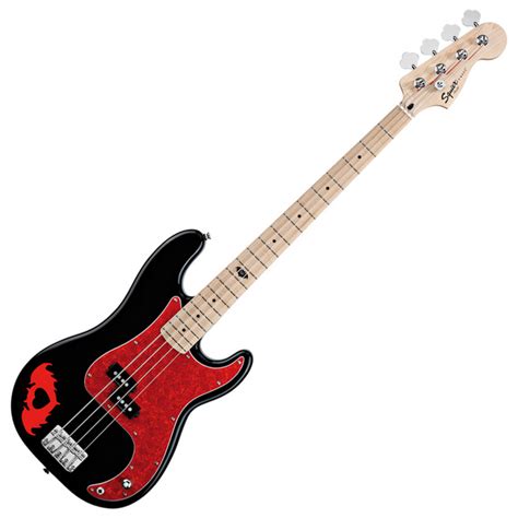 Squier By Fender Pete Wentz Precision Bass Guitar Black At Gear4music