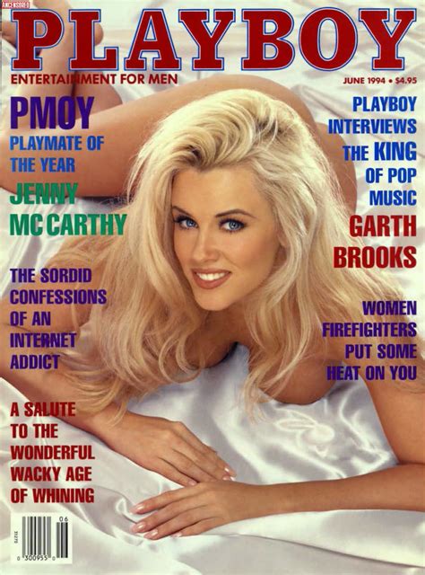 Голая Дженни Маккарти в Playboy Magazine