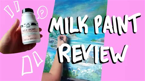 Artist Tries Folk Art Milk Paint Youtube