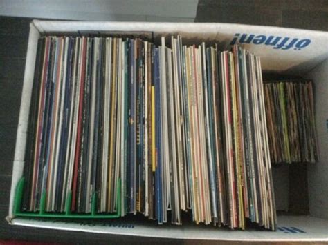 Riesige Schallplatten Sammlung 80er Ca 140 LPs Maxis Singles EBay