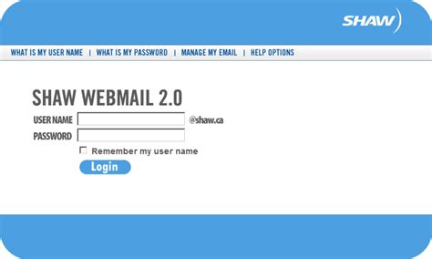 Shaw Webmail Remove Logon Ad Images Cleanup