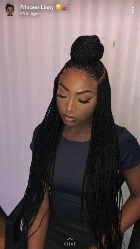 Long braided ghana weaving hairstyles are a staple for african american women during the summer months. 18 Most Beautiful Braided Bun for African American Woman ...