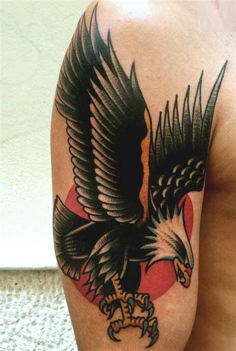 50 Amazing Perfectly Place Eagle Tattoos Designs With