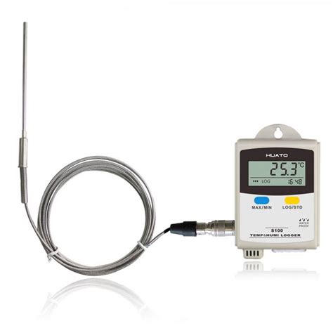 Automatic Temperature And Humidity Data Logger With Pt100 Sensor