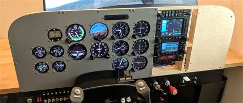 Instrument Panel Cessna 172 Flight Simulator Panel