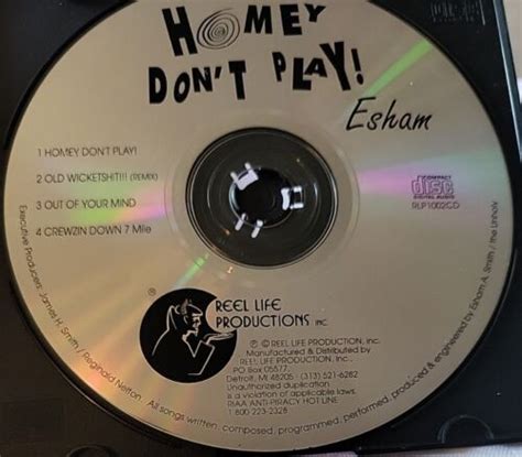 Esham Homey Dont Play Cd Og Pressing Rlp Rare Reel Life Productions