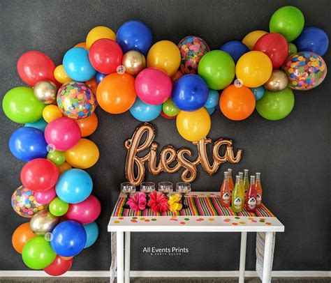 Fiesta Balloon Garland Diy Kit 5 Ft 25 Ft Includes Everything That You