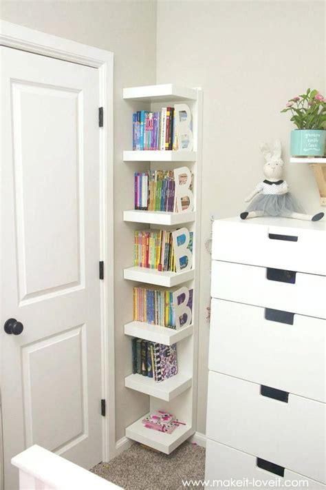 Bookcases Bookcase For Small Rooms Creative Book Storage Hacks Shelving