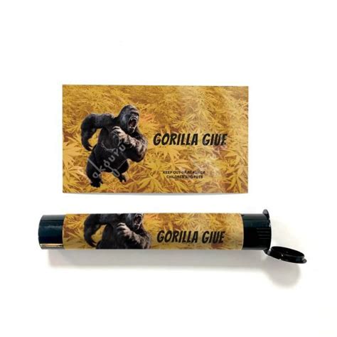 Gorilla Glue Preroll Stickers Pakguru Packaging