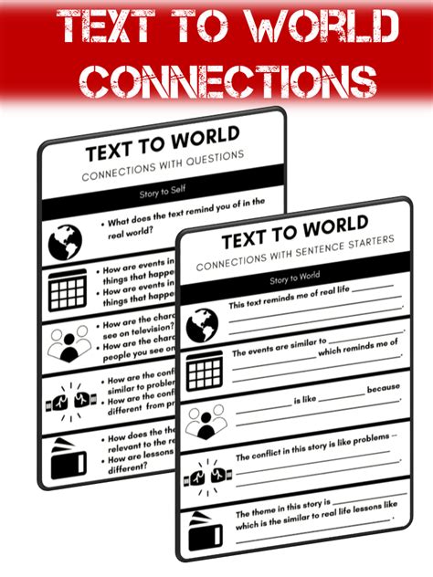 Text To World Connections My Learning Partners