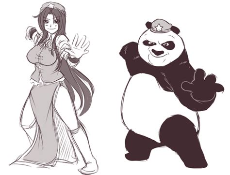 Neko Majin Hong Meiling Po Kung Fu Panda Kung Fu Panda Touhou