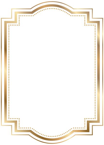 Border Frame Gold Transparent Clip Art Clip Art Clip Art Borders