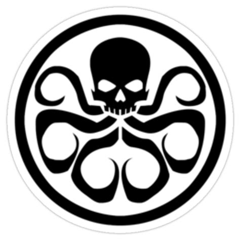 Hydra Logo Straight Stickers By Loopylobster Redbubble