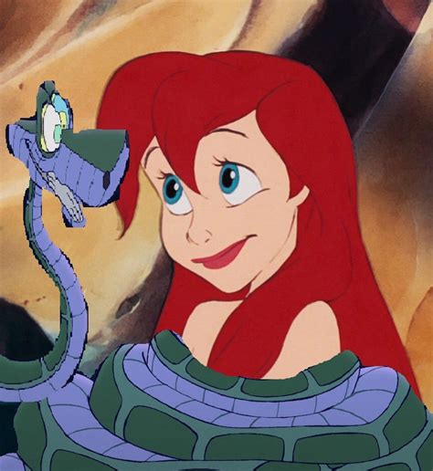 Ariel And Kaa By Danieltorresmen On Deviantart