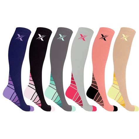 Morningsave Extreme Fit 6 Pairs Unisex Sports Compression Socks