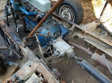 53 55 Ford F100 Pickup Transmission 3 Speed And Straight Engine Classic