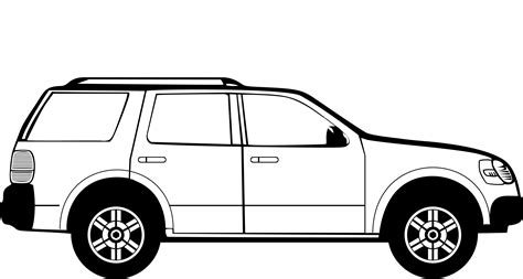 Free Suv Clipart Black And White Download Free Suv Clipart Black And
