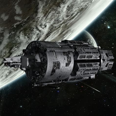 3d Realistic Interstellar Space Cruiser