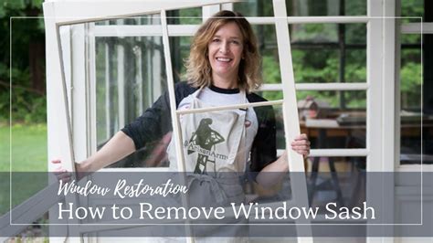 How To Remove Window Sash Youtube