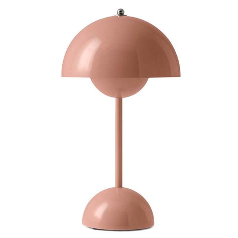 Tradition Flowerpot Vp Portable Table Lamp Beige Red Finnish