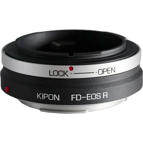 kipon basic adapter for canon fd mount lens to can fd eos r bandh