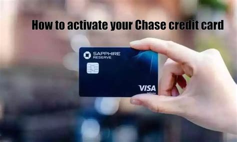 How To Activate Your Chase Credit Card 2023