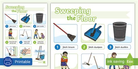 How To Sweep A Floor Within A Task Schedule Teacher Made