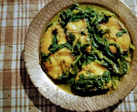 Iron Rich Fish Curry With Spinach