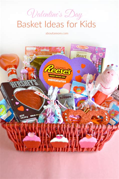Valentine's day is all about showing the love. Valentine's Day Basket Ideas for Kids - About A Mom