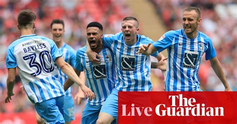 Coventry Promoted To League One After 3 1 Play Off Win Over Exeter As