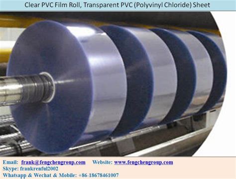 Clear Pvc Film Roll Transparent Pvc Polyvinyl Chloride Sheet
