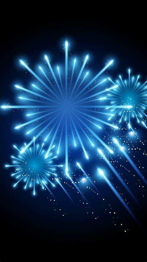 Download Our Hd Blue Fireworks Wallpaper For Android Phones 0043