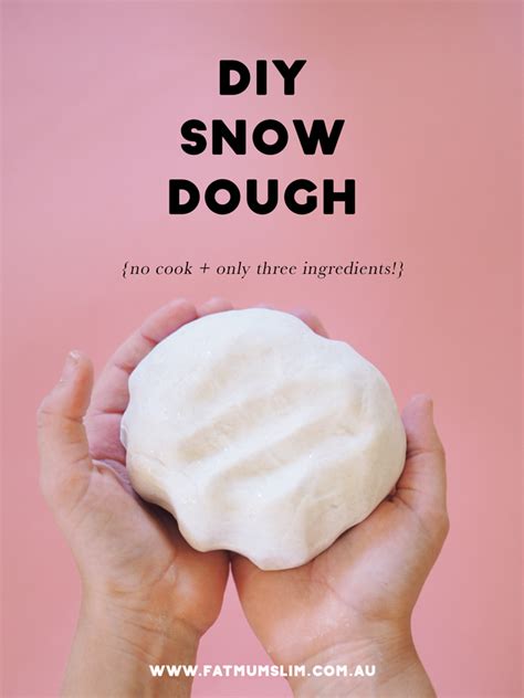 Diy Snow Dough Recipe Garlic Chicken And Vegetable Bake Fat Mum Slim