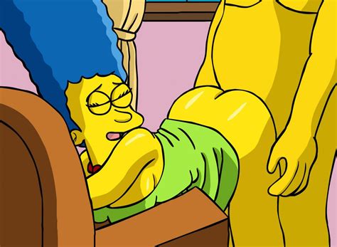 Rule 34 Ass Chubby Clothes Color Female Homer Simpson Human Indoors Male Marge Simpson Nude