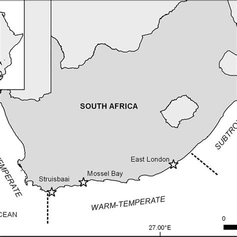 The Different Biogeographic Zones Of The South African Coastline
