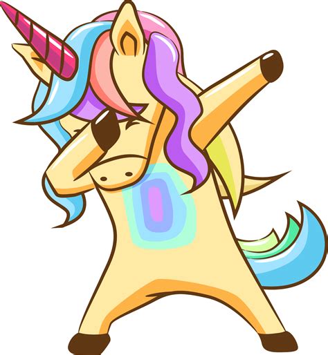 Unicorn Dabbing Png Graphic Clipart Design 19152692 Png
