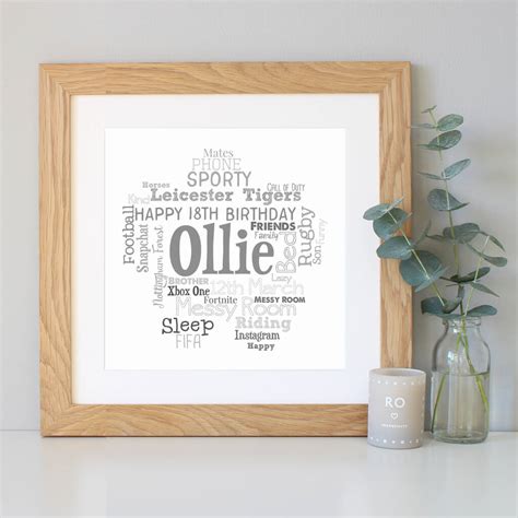 Check spelling or type a new query. Personalised 18th Birthday Gift For Him By Hope And Love ...