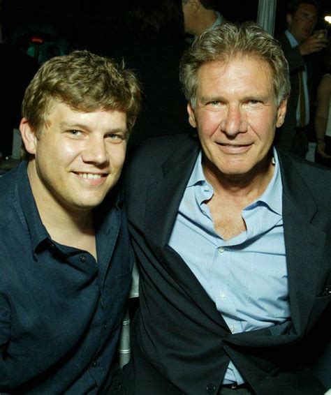 Harrison Ford With Son Benjamin Celebrity Dads Celebrity Families
