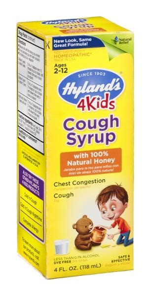 Hylands Cough Syrup Chest Congestion Cough Ages 2 12 Hy Vee