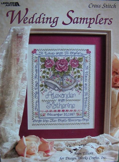 Cross Stitch Weddinganniversary Samplers By Joan Elliot Leisure Arts