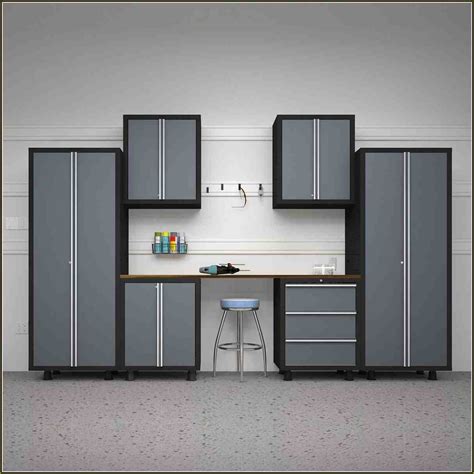 The three adjustable shelves can hold up to 150 lbs. Kobalt Garage Cabinets - Home Furniture Design