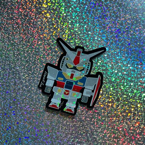 7 Gundam Sticker Pack Gundam Sticker Bundle Gundam Inspired Etsy