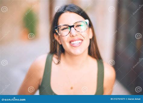 Young Beautiful Woman Smiling Happy And Confident Stock Image Image