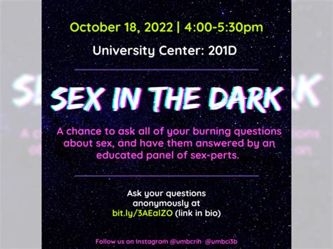 Sex In The Dark With Ohp · The Mosaic Center For Cultural Diversity I3b · Myumbc